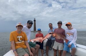 Group Fishing for Red Snapper in Dauphin Island